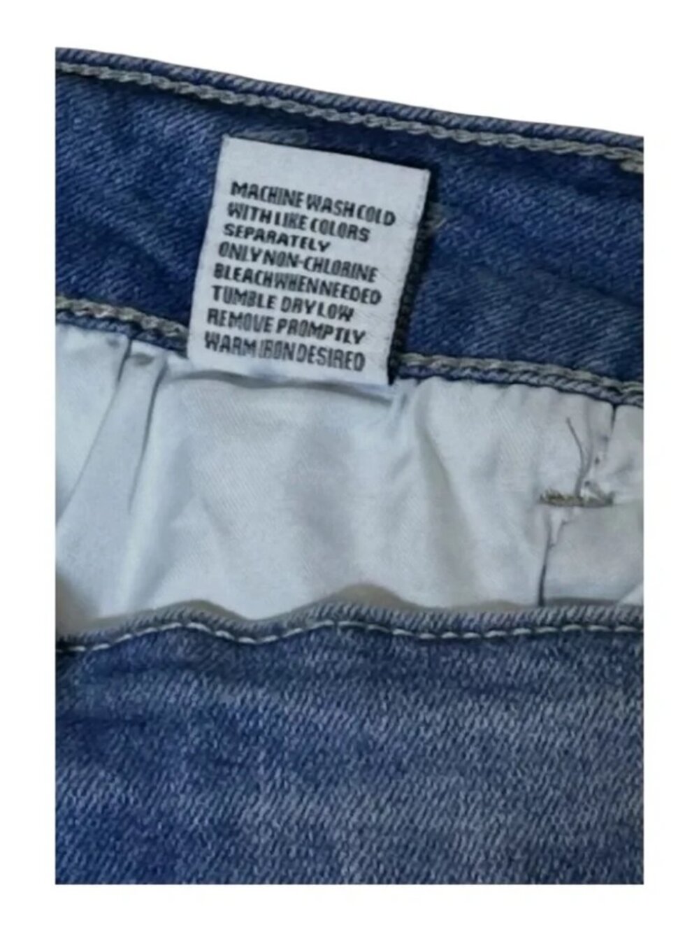 Revelation Women’s Denim Wide Leg Jeans Grommet Detail Size 10 - Picture 14 of 14